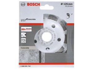 Алмазная чашка 125х22.2 мм по бетону двурядная EXPERT FOR CONCRETE BOSCH (для быстрого шлифования)