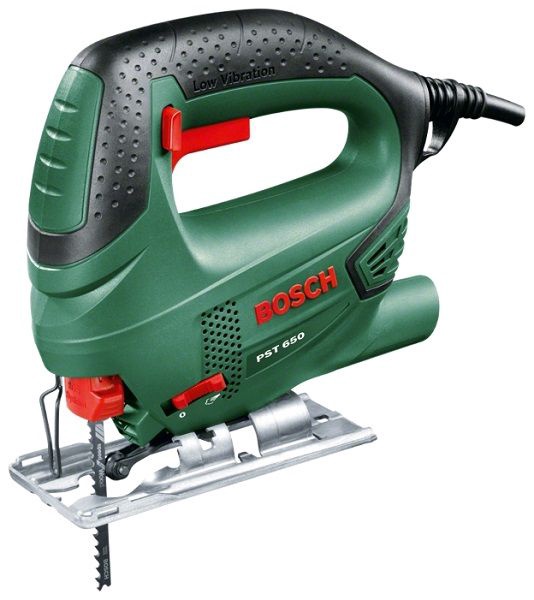 Лобзик электрический BOSCH PST 650 в чем. (500 Вт, пропил до 65 мм)