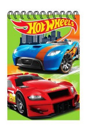 Блокнот А6 60л. "Hot Wheels", спираль /16