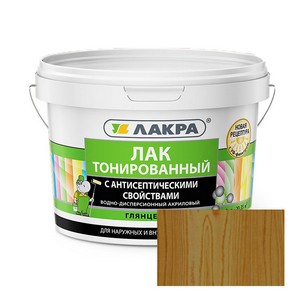 Лак тонированный Лакра акриловый дуб  (2,5кг)