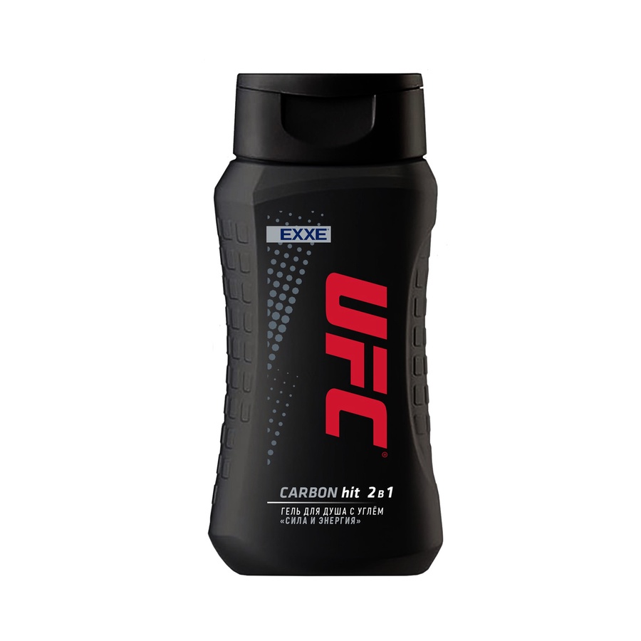 Гель для душа UFC x EXXE с углём Сила и энергия Carbon hit 0.25л 