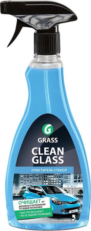 Средство д/стекла GraSS Clean glass 0,6л арт,110393 Россия