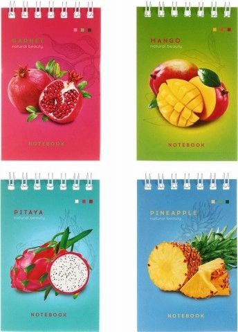 Блокнот А7 Colorful fruits 40л арт. Б7к40гр_24244 