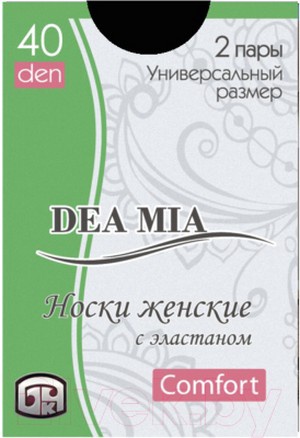 Носки женские 1412/8, р.универсальный (23-25), черный