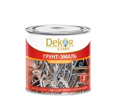 Грунт-эмаль Dekor 3 в 1 алкидная шоколадная 1.9кг арт. 50-960 