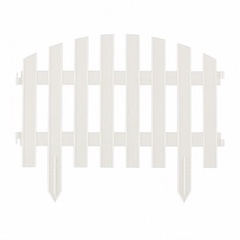 Забор декоративный &quot;Винтаж&quot;, 28 х 300 см, белый, Россия, Palisad