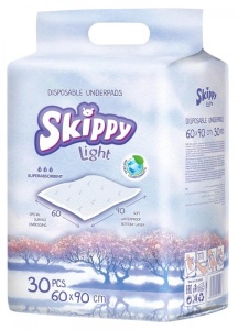 Пелёнки впитывающие Skippy optima дет. 60х90 