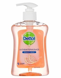 Мыло жидкое DETTOL Антибактериальное Грейпфрут 0.25л 