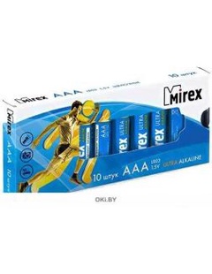 Батарея щелочная MIREX LR03 1,5V 10BP 