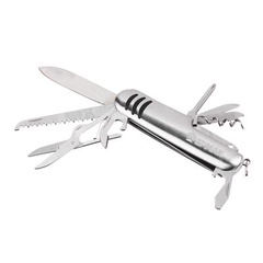 Нож перочин. многофункциональный нержавеющая сталь ЕРМАК 15см арт. 118-143 