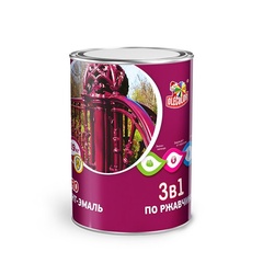 Грунт-эмаль по ржавчине 3020 Olecolor красный 900 г арт. 4300008517 