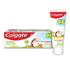 Colgate паста зубная детская 0-2 без фторида 40мл