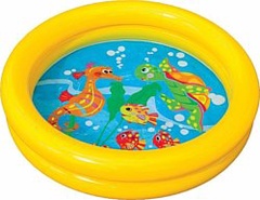 Надувной детский бассейн Мой первый бассейн, 61х15 см, INTEX (для детей от 1 до 3 лет)