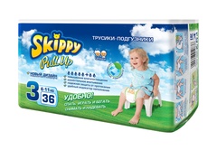 Подгузники-трусики Skippy-3 6-11кг 36шт 