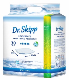 Пеленки детские Dr.Skipp Soft Line 60х90 30шт 