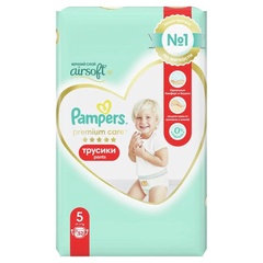 Подгузники-трусики Pampers Premium-5 52ш.