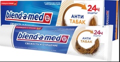 Зубная паста Blend-a-med Свежесть и очищение Антитабак 0,1 л.